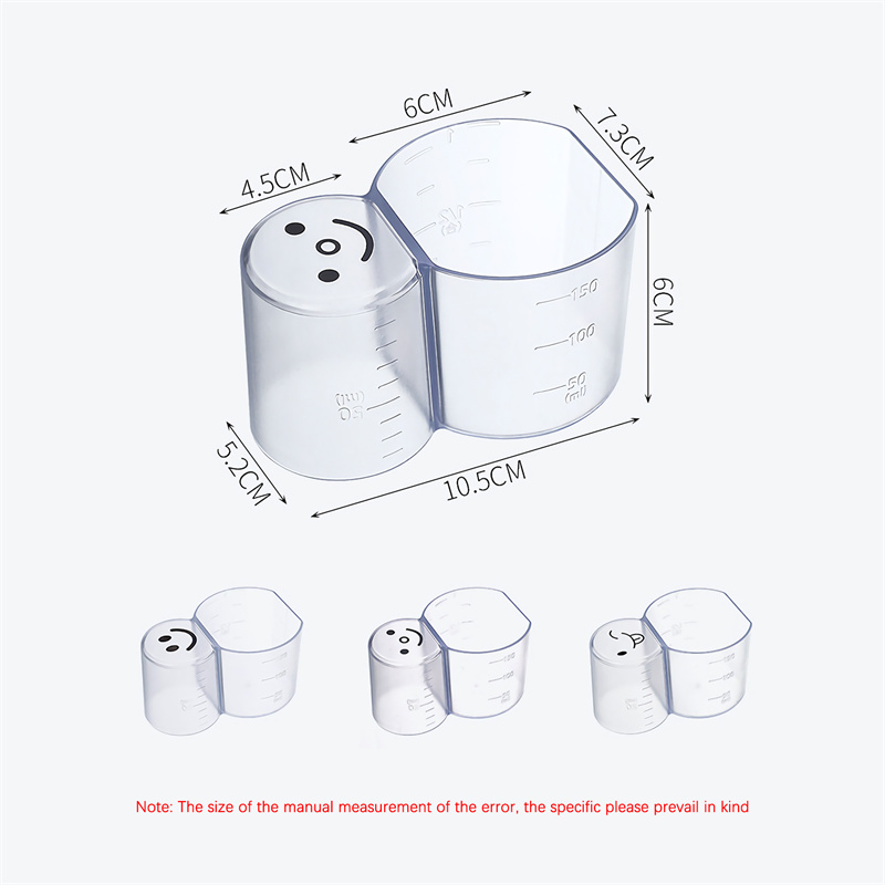 Transparent Measuring Cup Scooping Rice Spoon Household Multifunctional Food Measuring Cup Kitchen Quantitative Scooping Rice