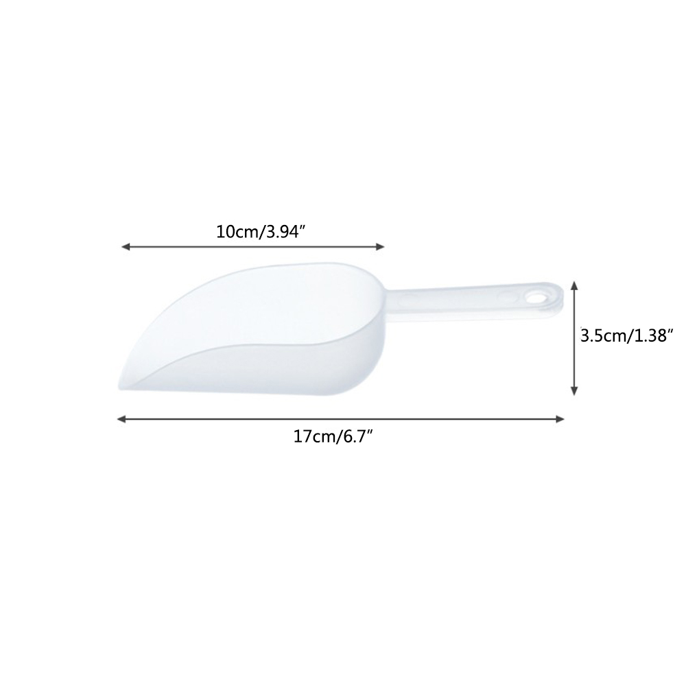 1pc Mini Plastic Ice Shovel Kitchen Tools Flour Food Candy Ice Cream Scoop Measuring Scoops Shovels Party Kitchen Tools