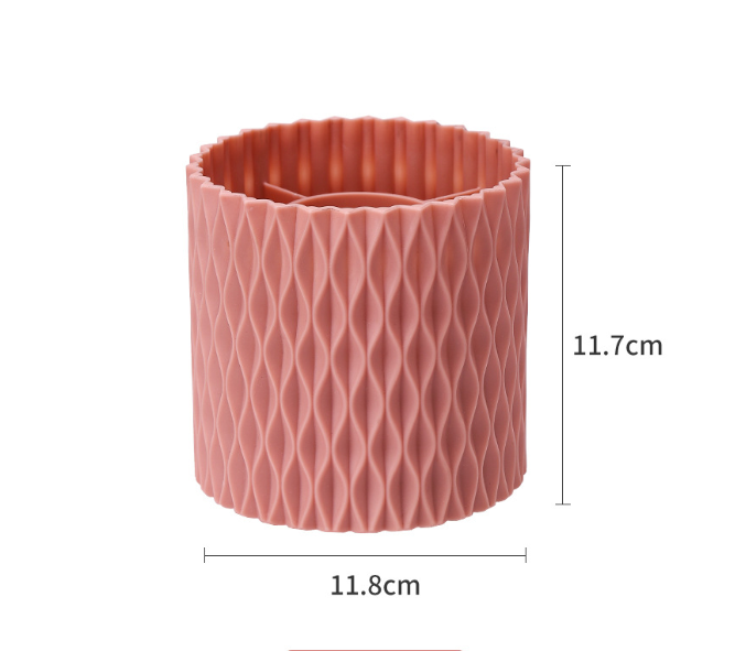 Fashion Rotary Pen Holder  New Home Large Capacity Desktop Pencil Fountain Pen Eraser Stationery Storage Bucket Storage Box