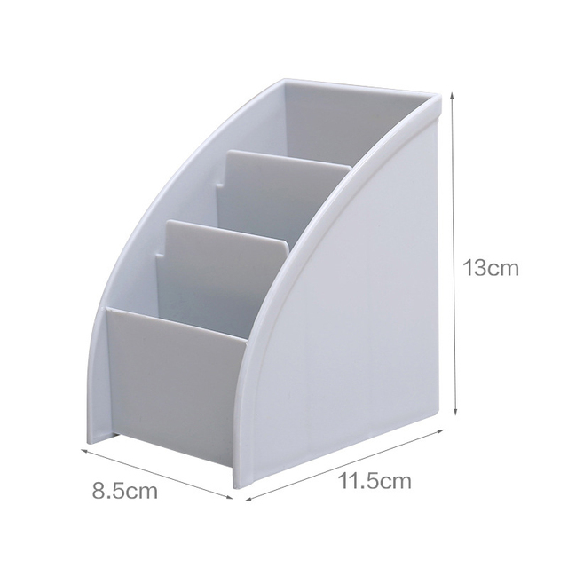 Desktop storage box TV remote storage multi-function trapezoidal PP can be washed in 3 colors