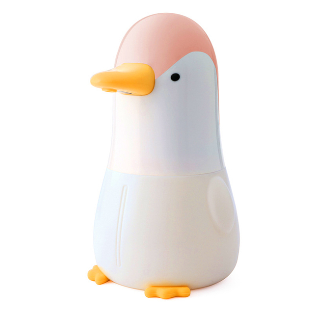 400ML Cute Penguin Soap Dispenser USB Kitchen Automatic Touchless Sensor Smart Foam Machine Bathroom Liquid Soap Dispenser