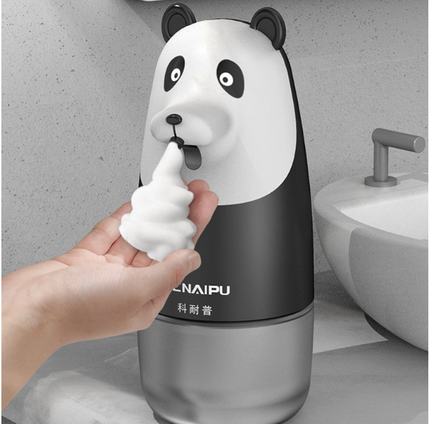 Automatic Foam Soap Dispenser,Cartoon Induction Liquid Hand Washing Machine,Intelligent foam hand washing USB Charge