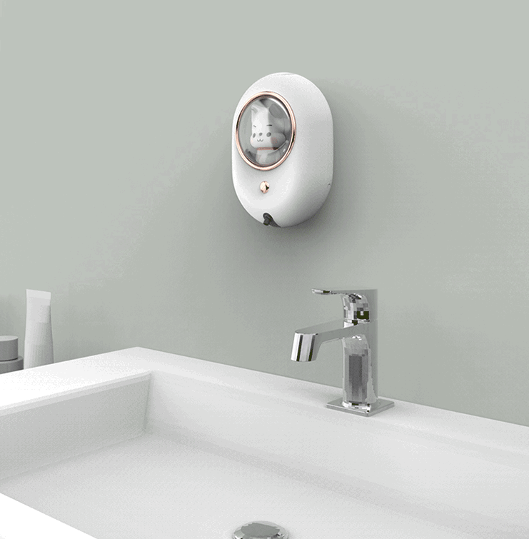 Wall Mount Automatic Foam Soap Dispenser Bathroom Non-contact Hand Washing Machine With USB Charging For Kid Hand Washing