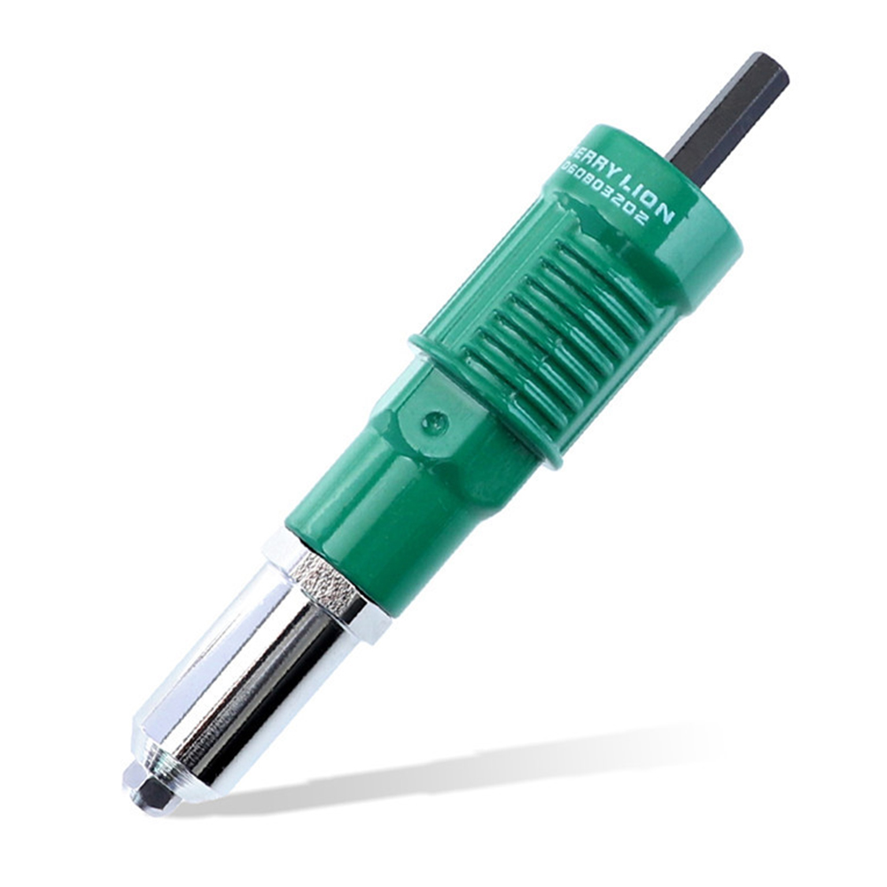 Electric Rivet Nut Gun Riveting Tool Cordless Riveting Drill Adaptor Insert Nut Tool Riveting Drill Adapter Rivets