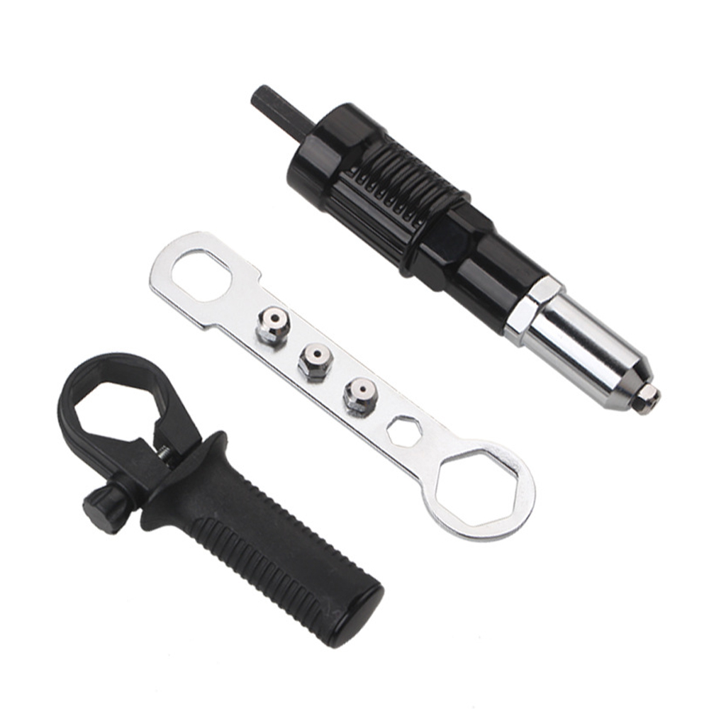 Electric Rivet Nut Riveting Tool Cordless Riveting Drill Adaptor Insert Nut Tool Multifunction Nail Auto Rivet