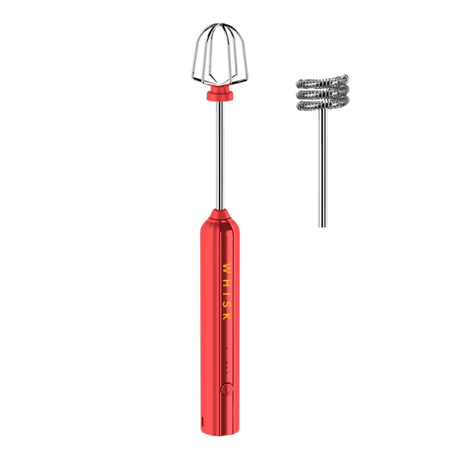 1pc Kitchen Dining room appliances Electric Stirrer Milk Frother Foamer Handheld Egg Beater USB Charge Bubble Maker Mixer For Coffee Cappuccino Food Blender