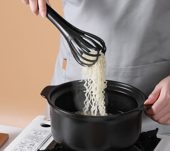 Multifunctional 3 in 1 Egg Beater Egg Whisk Mixer Stirrer Noodle Tongs Pasta Tongs Food Clips Manual Mixer Self  Kitchen Tools Dining room appliances