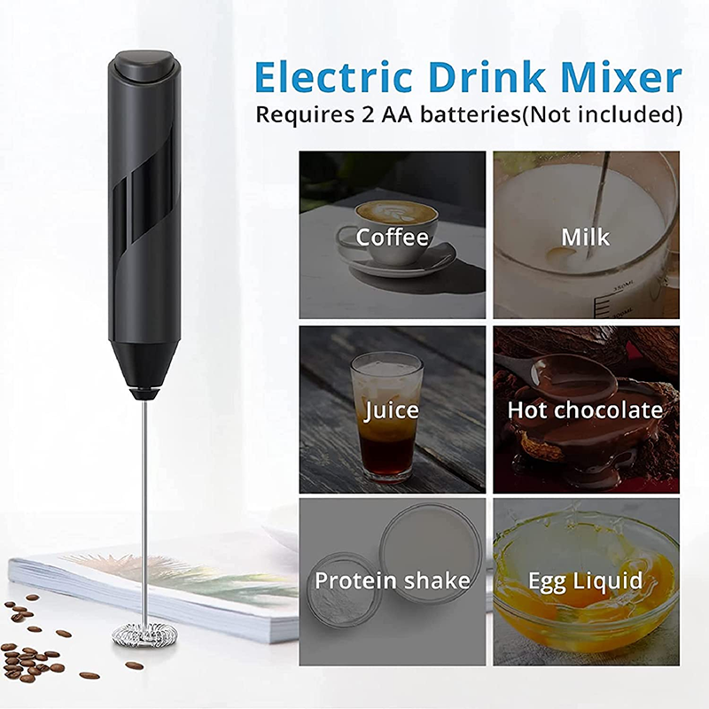 Dining room appliances Fashion Milk Drink Coffee Whisk Mixer Electric Egg Beater Frother Foamer Mini Handle Stirrer Practical Kitchen Cooking Tool