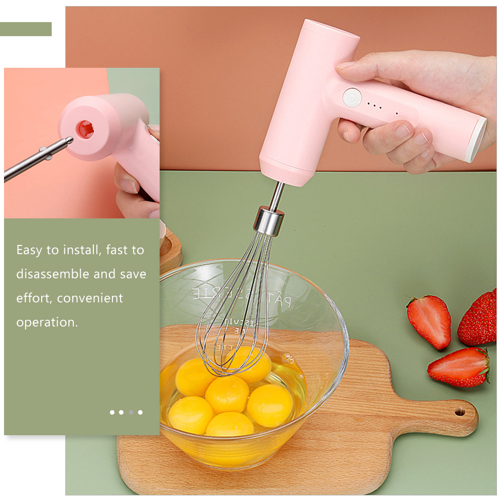 Electric Beater Mixer Hand Whisk Egg Handheld Cake Cream Kitchen Dough Powder Milk Frother For Dining room appliances