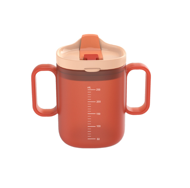 Child Learn Feeding Drinking Bottle Kids Training Cup with Straw Baby Duckbill Cup Sippy Cup Dual Purpose with Straw  BPA Free