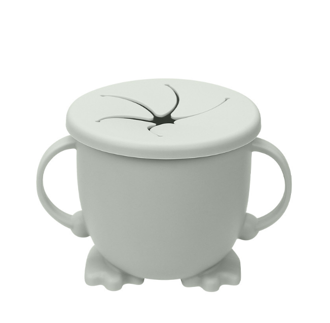Baby Silicone Feeding Cups Tableware Learning Feeding Food Bowl Cup with Handle Snack Dishes Storage Container Children Supplies