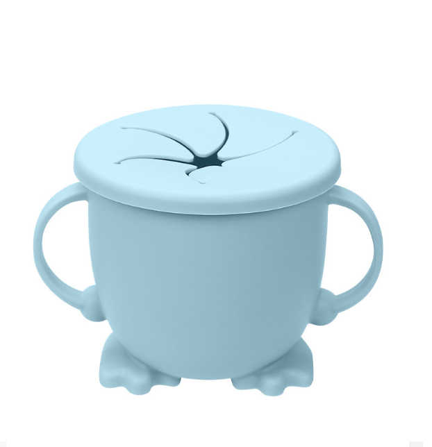 Baby Silicone Feeding Cups Tableware Learning Feeding Food Bowl Cup with Handle Snack Dishes Storage Container Children Supplies