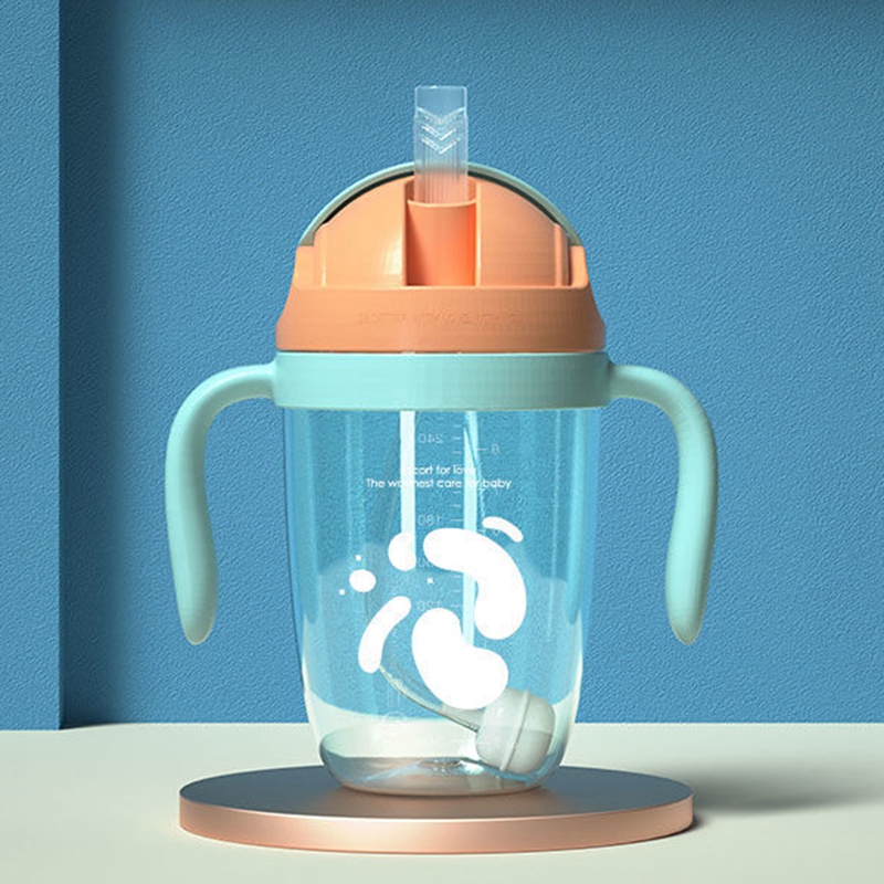 300ML Child Water Bottle Baby Sippy Cups Anti-Choked Kids Learning Drinking Water Leakproof Cup With Spout