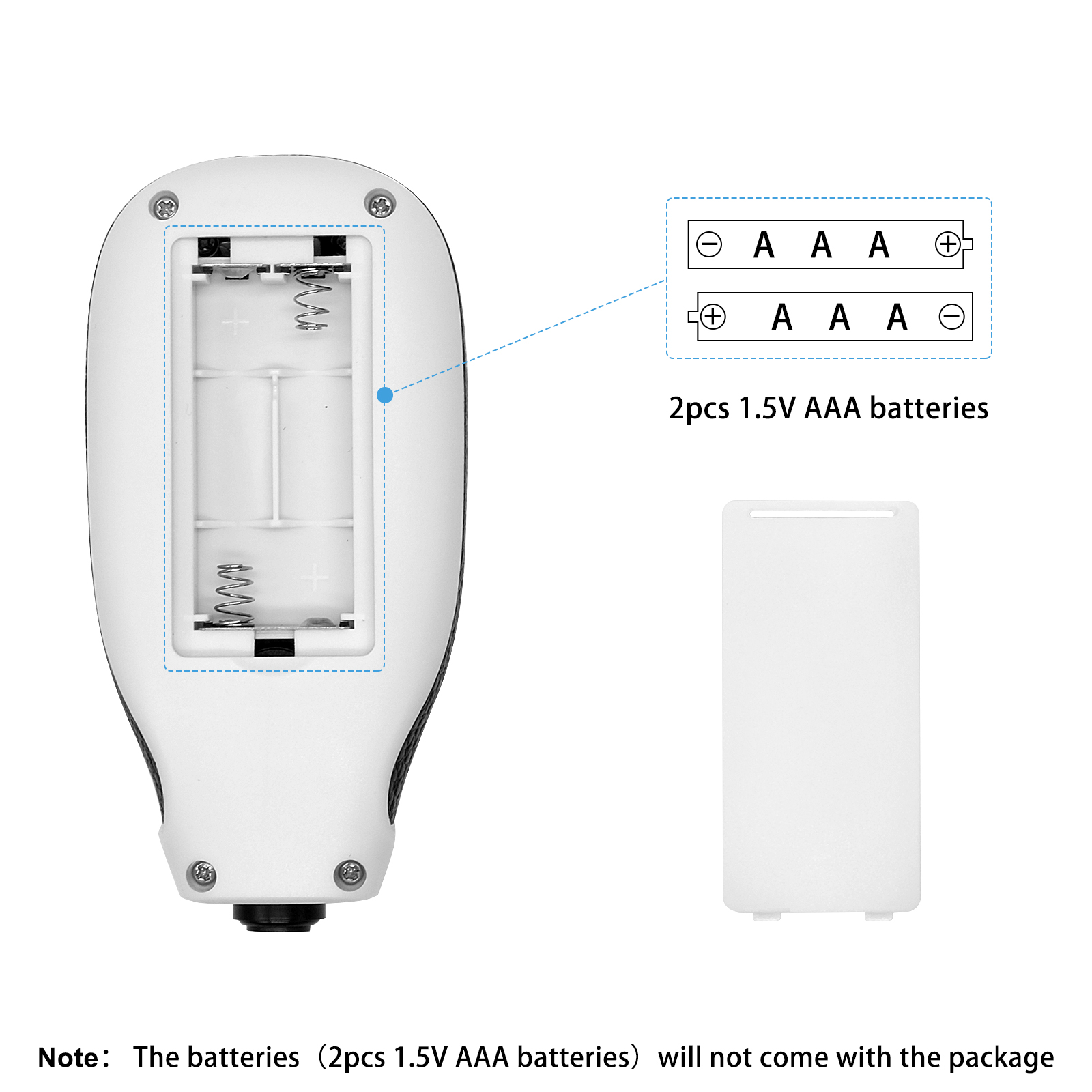 1pc HW-300 Coation Thickness Gauge 0-2000UM Car Paint Film Thickness Tester Car Coating Measuring Tools Automotive Paint DFT Meter