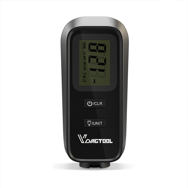 VC100 Coating Thickness Gauge Digital Backlight Car Paint Electroplate Metal Coating Tester