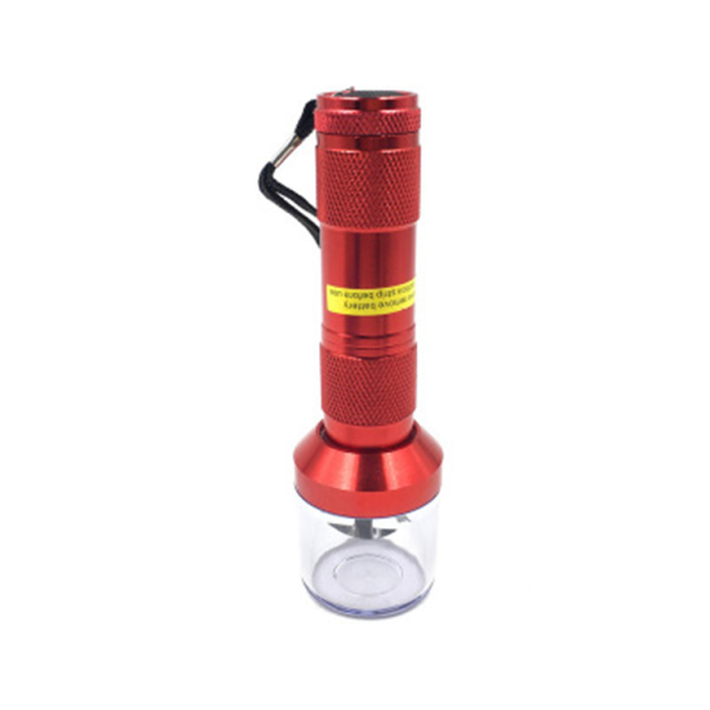 1pc Kitchen Dining room appliances Electric Torch Shape Grinder Crusher Crank Leaf Tobacco Smoke Spice Herb Muller Machine Herb Tobacco Grinder