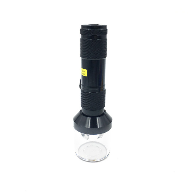 1pc Kitchen Dining room appliances Electric Torch Shape Grinder Crusher Crank Leaf Tobacco Smoke Spice Herb Muller Machine Herb Tobacco Grinder