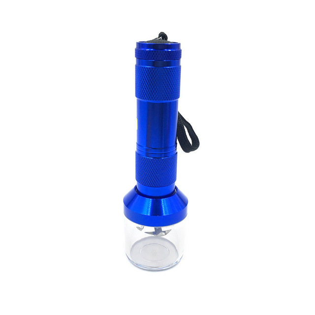 1pc Kitchen Dining room appliances Electric Torch Shape Grinder Crusher Crank Leaf Tobacco Smoke Spice Herb Muller Machine Herb Tobacco Grinder