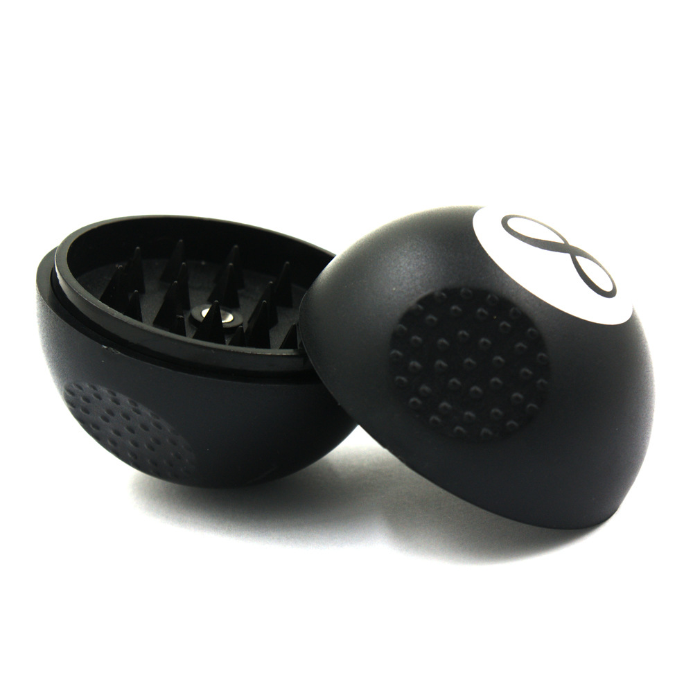 1pc Kitchen  Dining room appliances Ball Shape Herb Tobacco Grinder Crusher Cigarette Grinder Crusher Plastic Leaf Herbal Tobacco Grinder Hand Muller