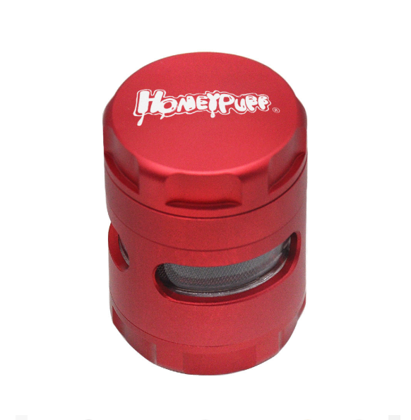 1pc Kitchen Dining room appliances Window Style Aluminum Herb Grinder  Metal Tobacco Grinder Spice Crusher