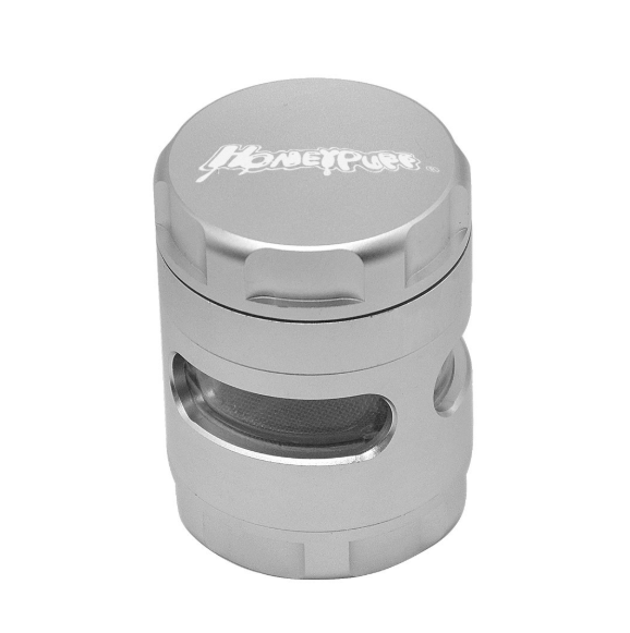 1pc Kitchen Dining room appliances Window Style Aluminum Herb Grinder  Metal Tobacco Grinder Spice Crusher