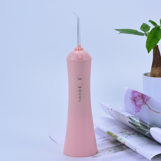 Cordless Water Flosser for Teeth Oral Irrigator 230mL Portable Water Pick Floss Rechargeable Dental Tooth Pick Braces Cleaning