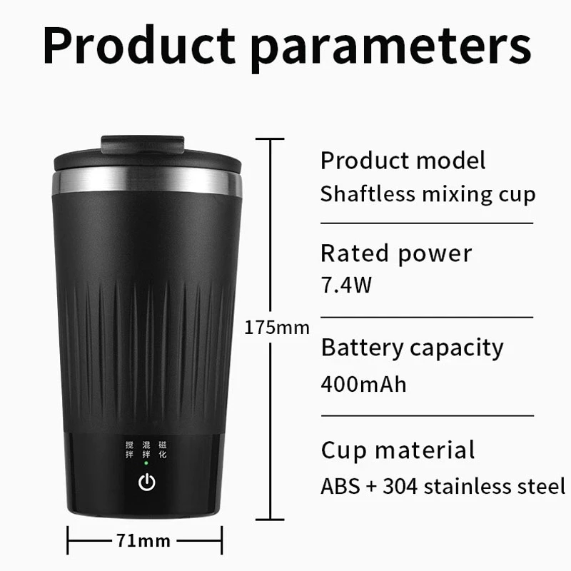 Kitchen Dining room appliances Stainless steel Automatic Self Stirring Cup Lazy USB Charging Electric Coffee Mug Creative Magnetic Juice Mixing Cup Fitness Mug