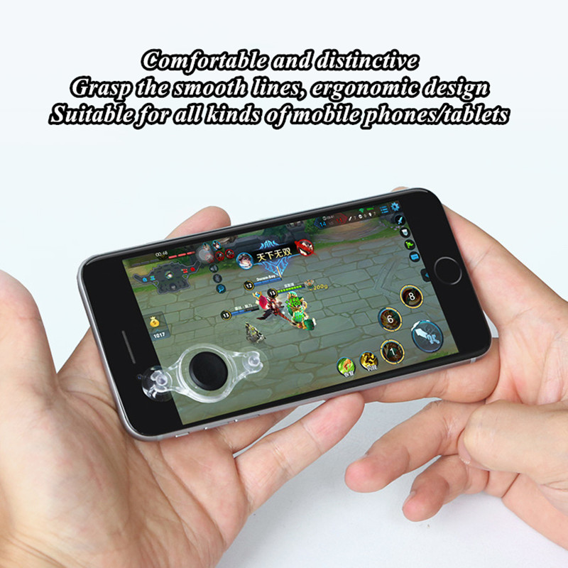 Mobile Phone Suction Up Game Joystick for PUBG Aim Shooting Gaming Rocker Controller for iOS Android Tablet Universal ABS Button
