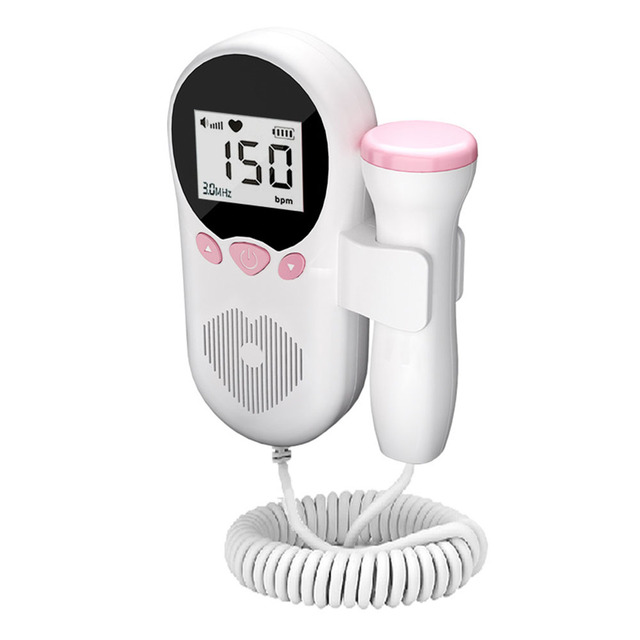 Fetal Heart Rate Monitor Baby Heart Rate Sensor Maternity Pregnant Women Fetal Heartbeat Detectors LCD Display No Radiat