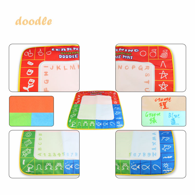 Magic Water Drawing Mat Coloring Painting Board  Doodle Mat Educational Toys Children Present Birthday Gift