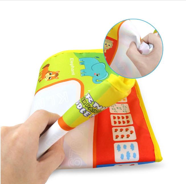 Water Drawing Mat Pens, Magic Water Drawing Mat Coloring Doodle Mat Montessori Toys Painting Board Educational Toys for Kids