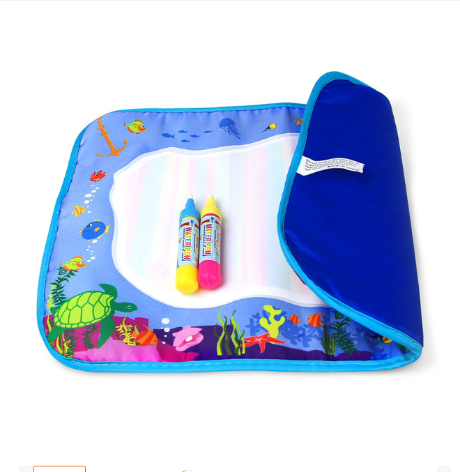 Water Drawing Mat Pens, Magic Water Drawing Mat Coloring Doodle Mat Montessori Toys Painting Board Educational Toys for Kids