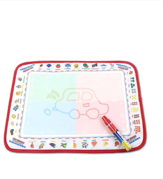 Water Drawing Mat and Painting Pens Magic Reusable Doodle Board Set Montessori Toys for Boys Girls Kids