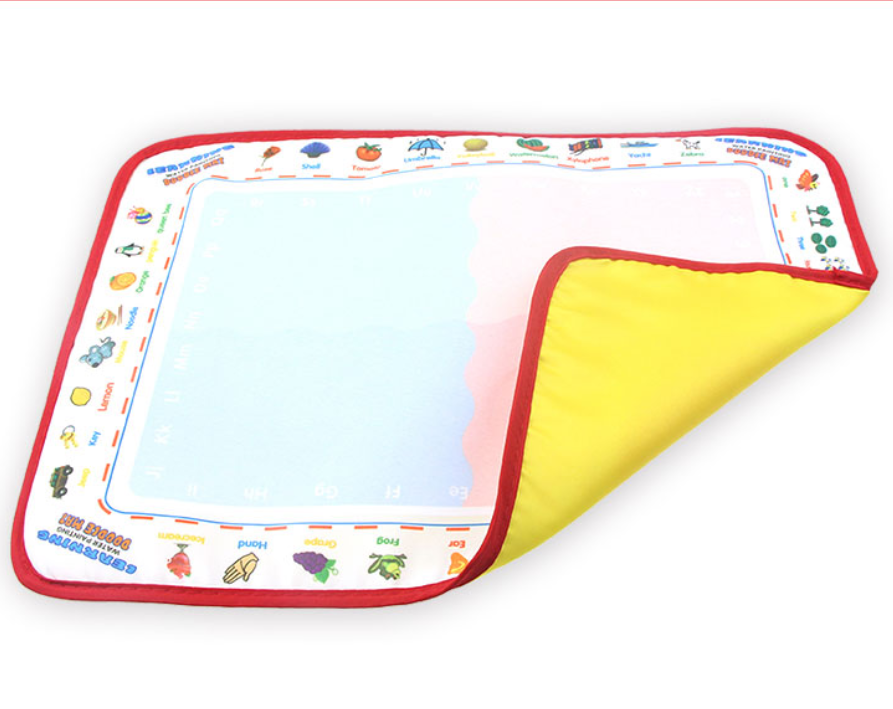 Water Drawing Mat and Painting Pens Magic Reusable Doodle Board Set Montessori Toys for Boys Girls Kids