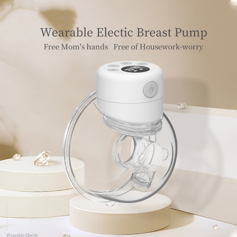Electric Breast Pump Silent Wearable Automatic Milker USB Rechargable Hands-Free Portable Milk Extractor Baby Breastfeeding