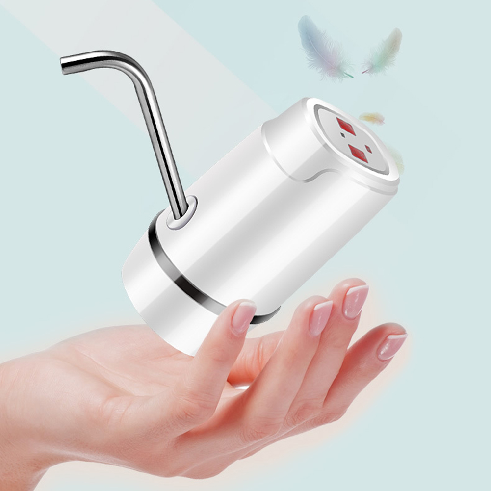 Electric Pumping Device USB Rechargeable Bottled Drinking Water Pump Dispenser for Household Kitchen Easy Supplies