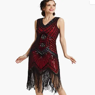 2 piece clearance flapper dress