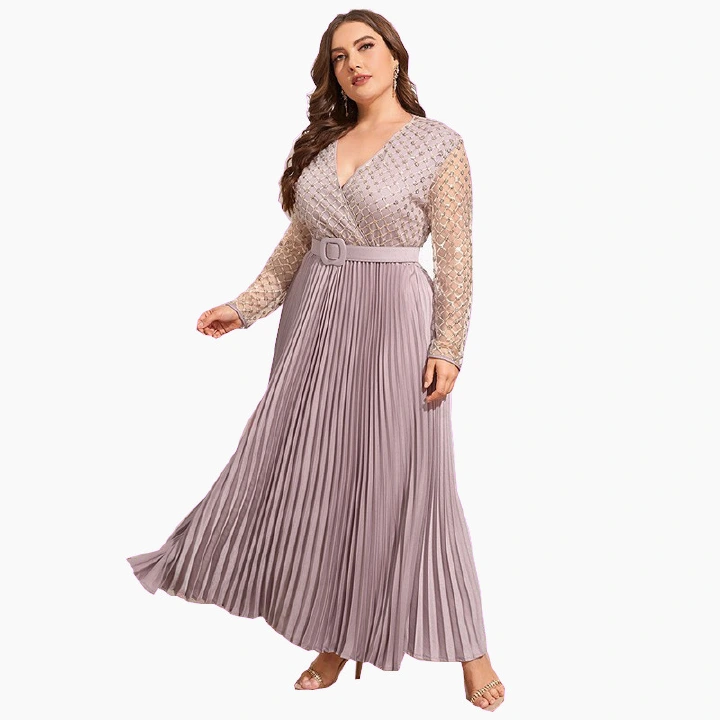 New Women Luxury Plus Size Maxi Dresses 2022 Spring Autumn Chic Elegant Large Long Oversized Evening Party Prom Wedding Clothing