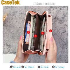 New Arrival wallet phone bag PU leather purse small sling bag ladies fashion bag handbags for women lady sling bag women's bag shoulder bag for women Casetek