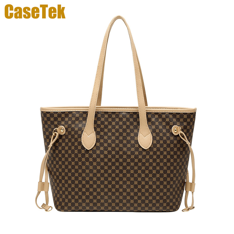 New Arrival big tote bag handbag shoulder  women's fashion big size shopping travel bag CaseTek PU leather bag big capacity