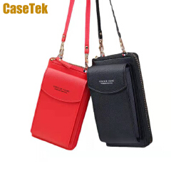 New Arrival wallet phone bag PU leather purse small sling bag ladies fashion bag handbags for women lady sling bag women's bag shoulder bag for women Casetek