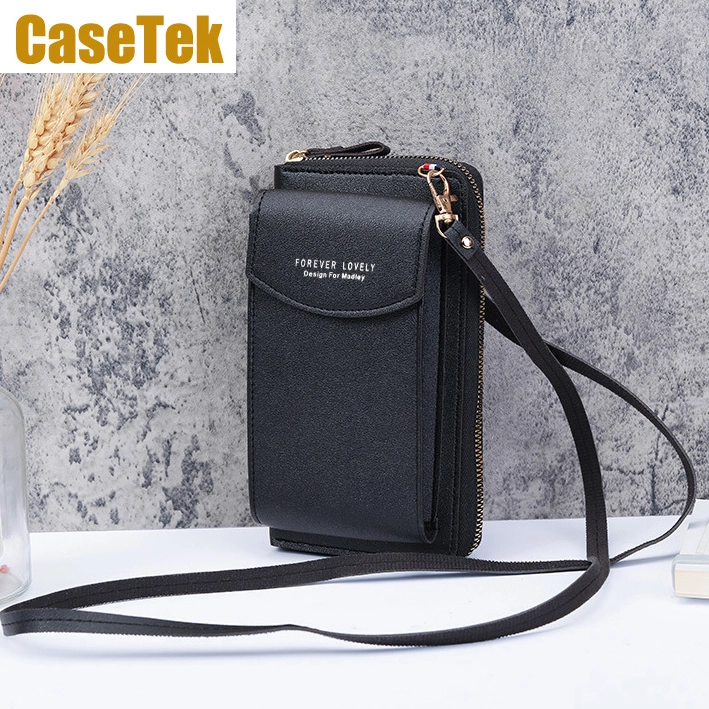 New Arrival wallet phone bag PU leather purse small sling bag ladies fashion bag handbags for women lady sling bag women's bag shoulder bag for women Casetek
