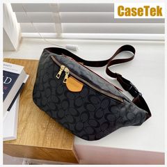 New arrival women's bags fashion waist packs for women men Casetek brand nice design gift choice chest bag not handbags Black