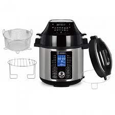 Sayona, 2 In 1, Electric Pressure Cooker & Air Fryer- 6L