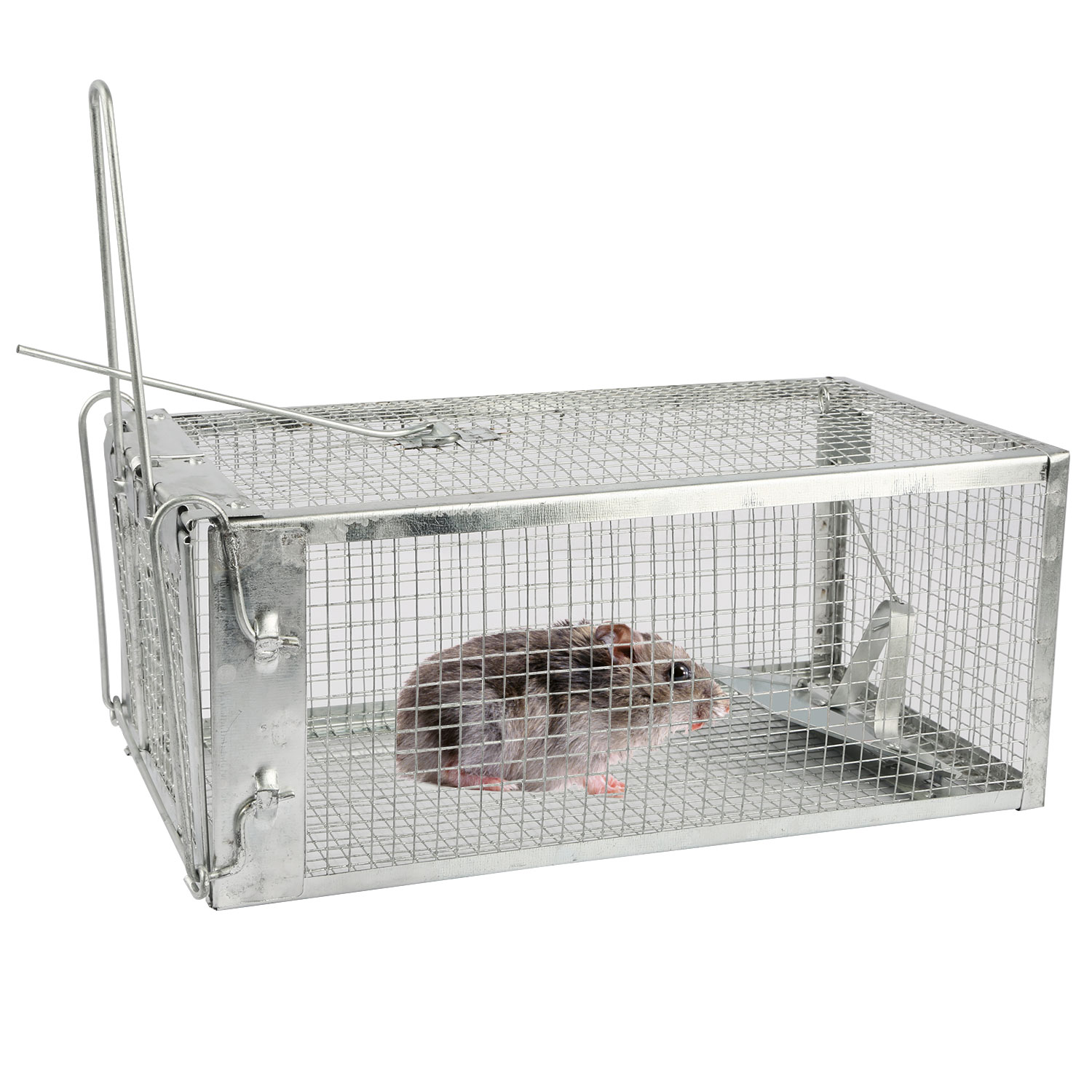 Reusable Black Metal Mouse Traps Bait Mice Vermin Rodent Pest Control  Mousetraps Catch House Restaurant Hotel Office Garage