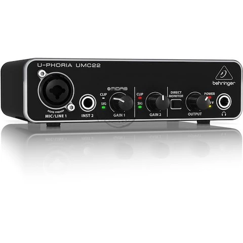 Promotion BEHRINGER UMC22 and UMC 2  Microphone Amplifier Sound Card Audio Interface Recording Sound Card