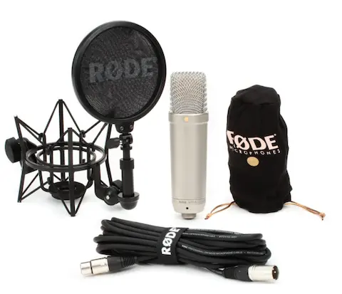 RODE NT1A microphone large diaphragm vocal professional recording live dubbing