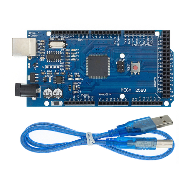 MEGA2560 MEGA 2560 R3 (ATmega2560-16AU CH340G) AVR USB Board Development Board MEGA2560 PRO For Arduino Expansion Board  DIY Kit