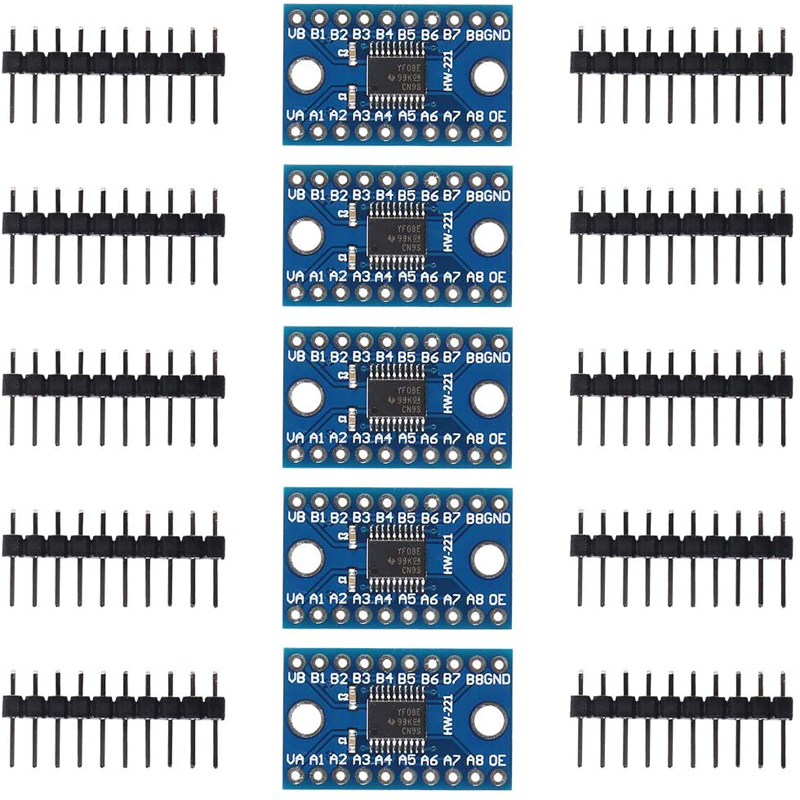 5pcs TXS0108E 8 Channel Logic Level Converter Bi-Directional High Speed Full Duplex Shifter 3.3V 5V for Arduino Raspberry Pi