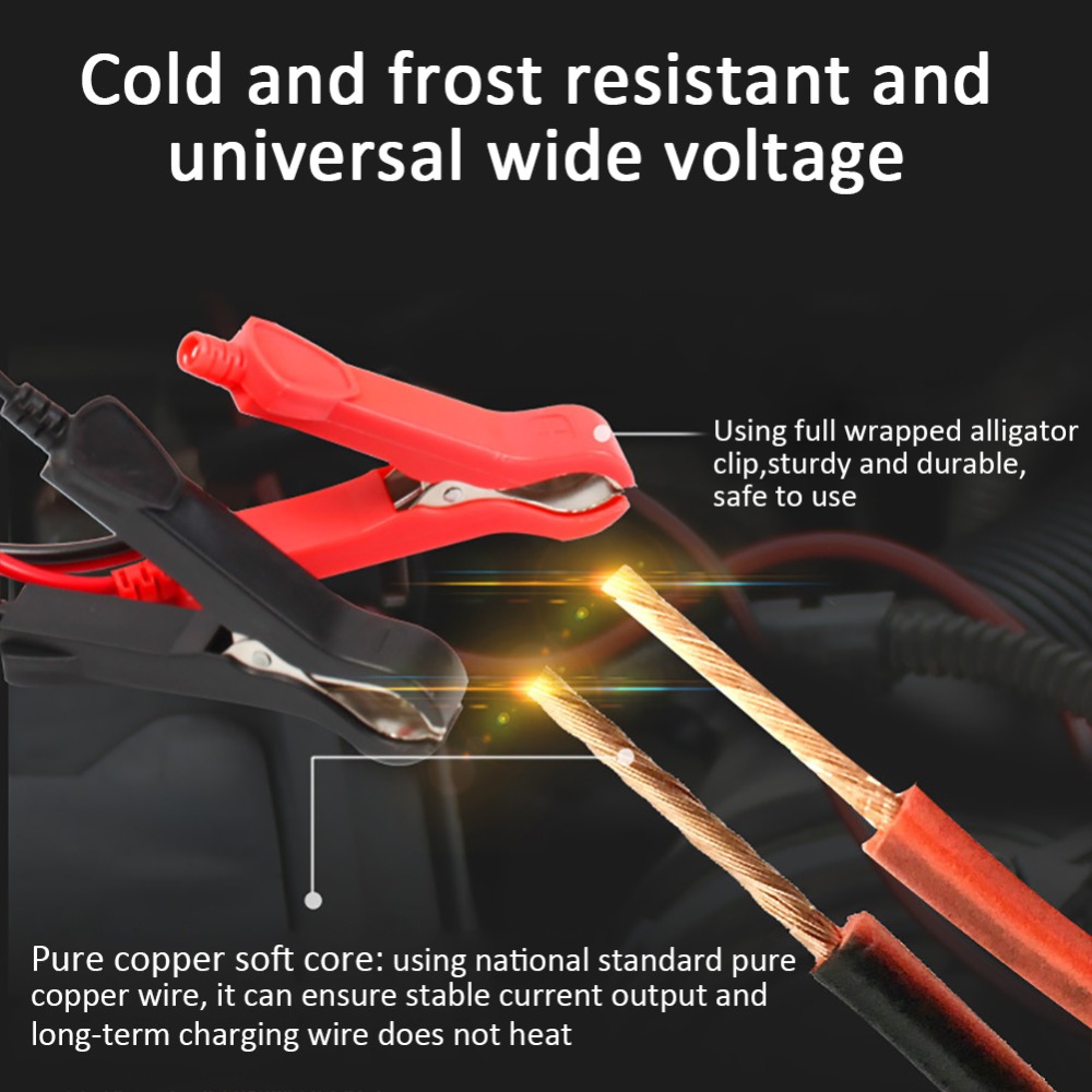 12V 6A Car Battery Charger Full Automatic Power Pulse Repair Chargers Wet Dry Lead Acid Battery Chargers Digital LCD Display